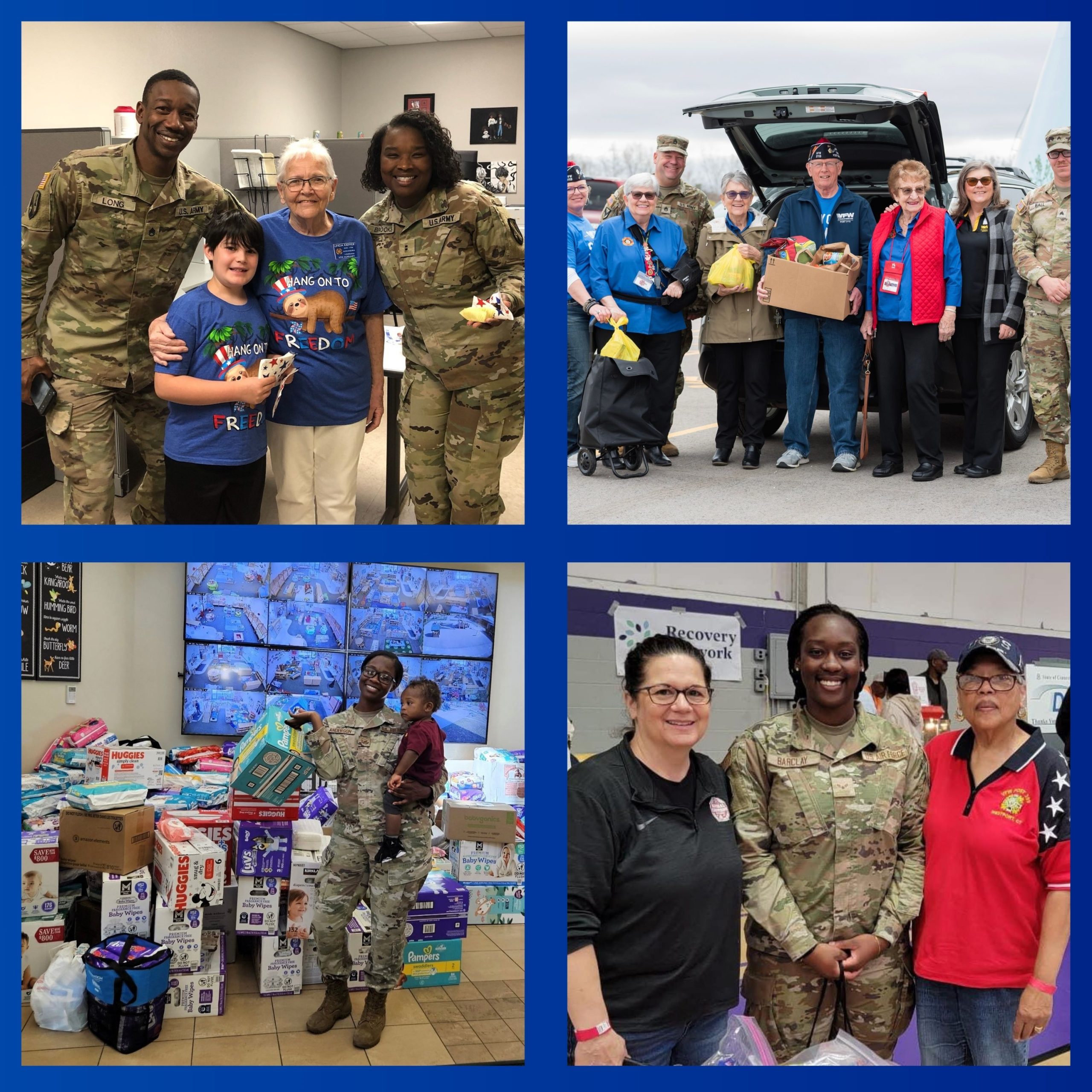 Vet Fam Support Program Collage image
