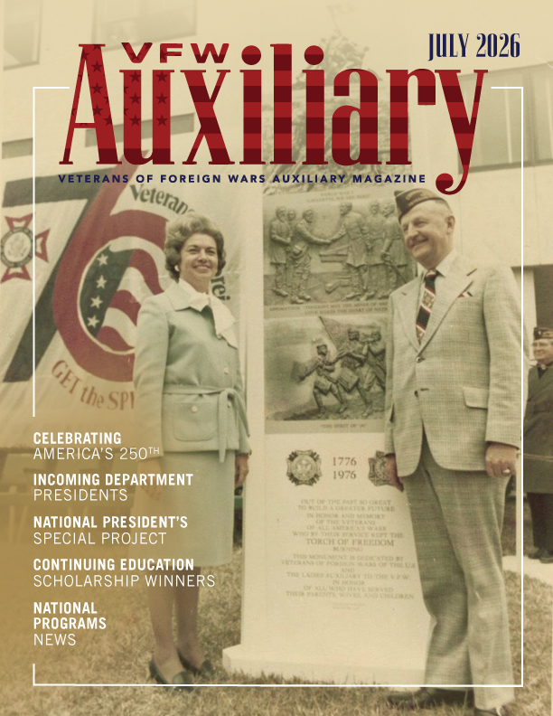 vfw Aux July Magzine Cover