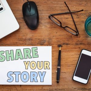 share your story, concept