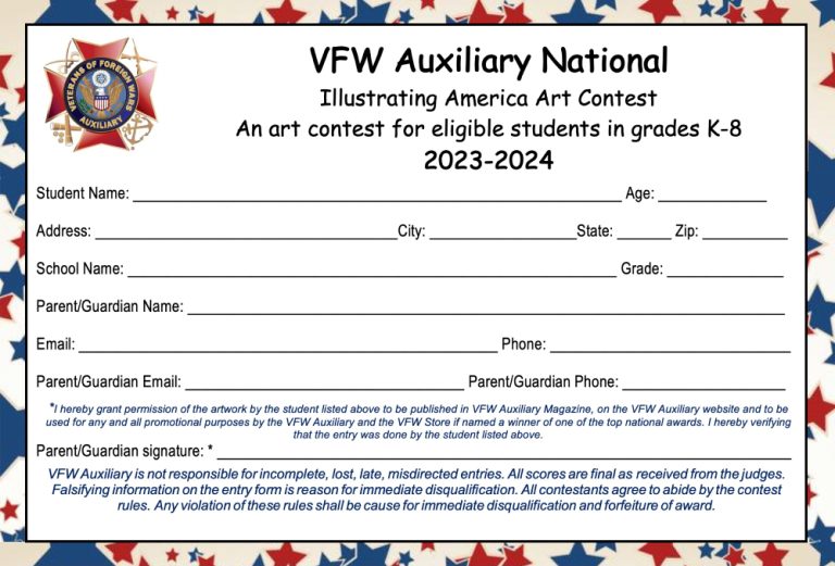 Youth Activities Program VFW Auxiliary