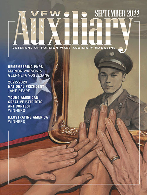 VFW Auxiliary September 2022 magazine cover
